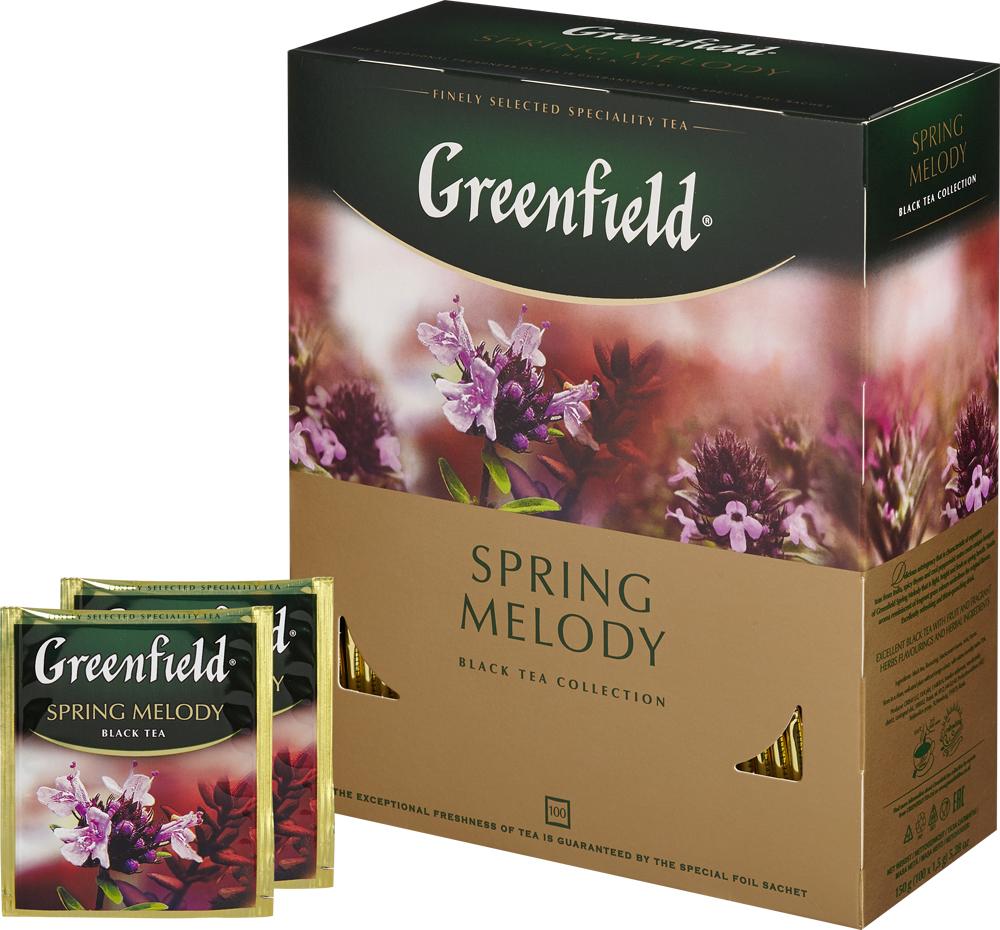 Чай Greenfield Spring Melody черный фольгир.100 пак 1065-09 Т 999536