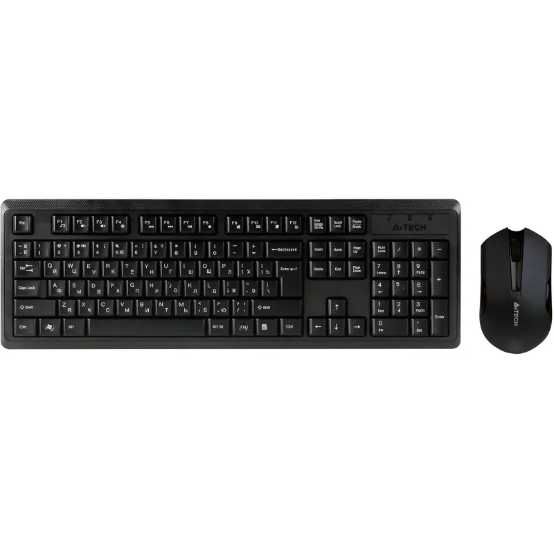 Набор клавиатура+мышь A4Tech V-Track 4200N клав:черный мышь:черный USB WLS 1791256