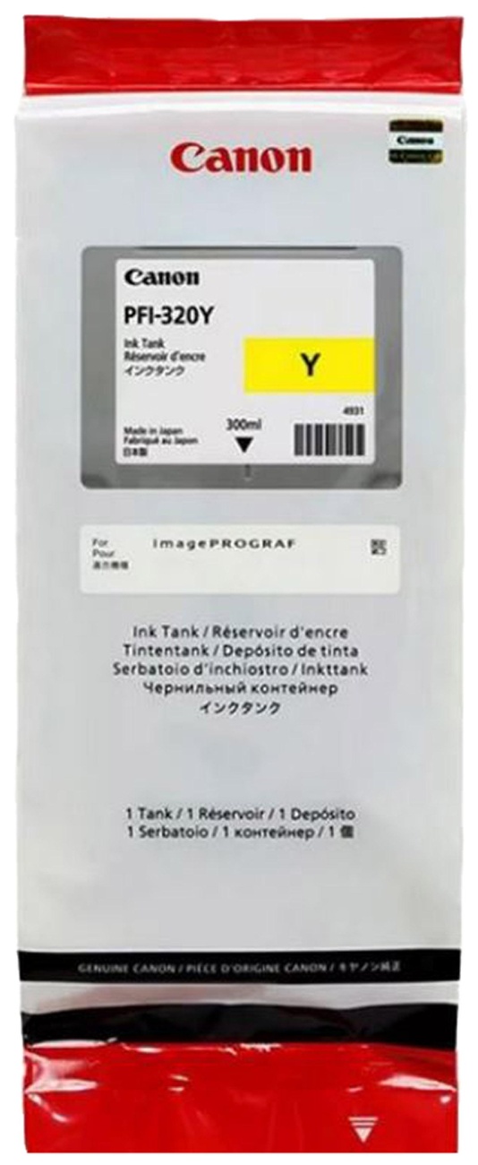 Картридж струйный Canon PFI-320Y (2893C001) жел. для TM-200/205/300/305 1111572