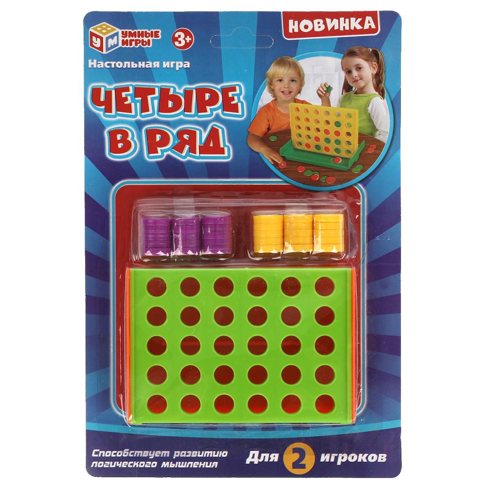 Настольная игра детская Четыре в ряд УМка 1506K413-R