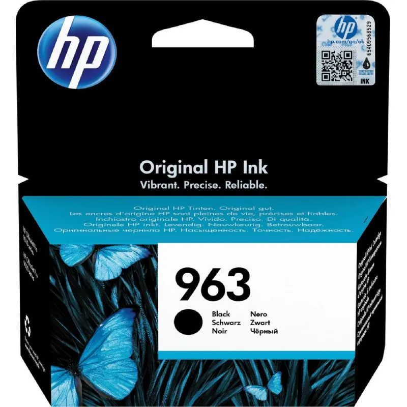 Картридж струйный HP 963 3JA26AE чер. для OJ Pro 9010/9020 1062037
