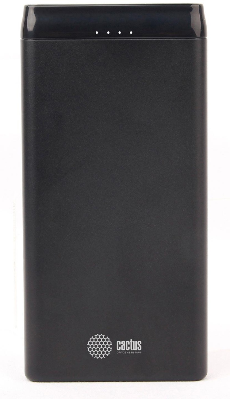 Внешний аккумулятор Cactus CS-PBFSFT-10000 10000mAh 2.1A 2xUSB черный 1827061