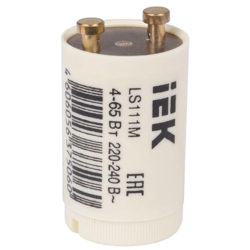 Стартер IEK LS111M 4-65Вт 220-240В 25шт/уп LLD111-LS-65 1549898