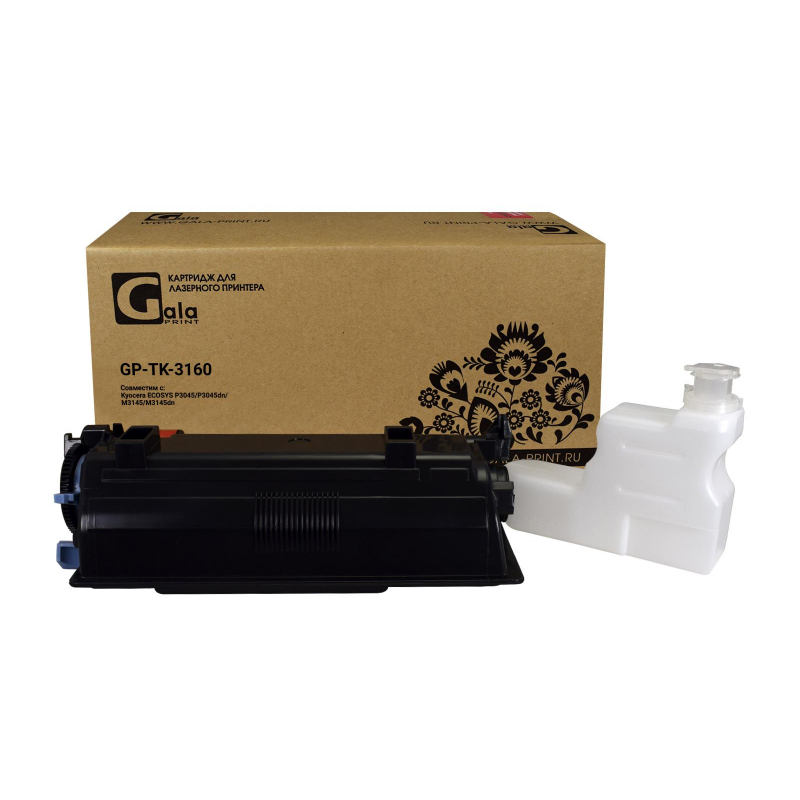 Картридж лазерный Galaprint TK-3160 чер. для Kyocera Ecosys P3045 (чип) 1372892
