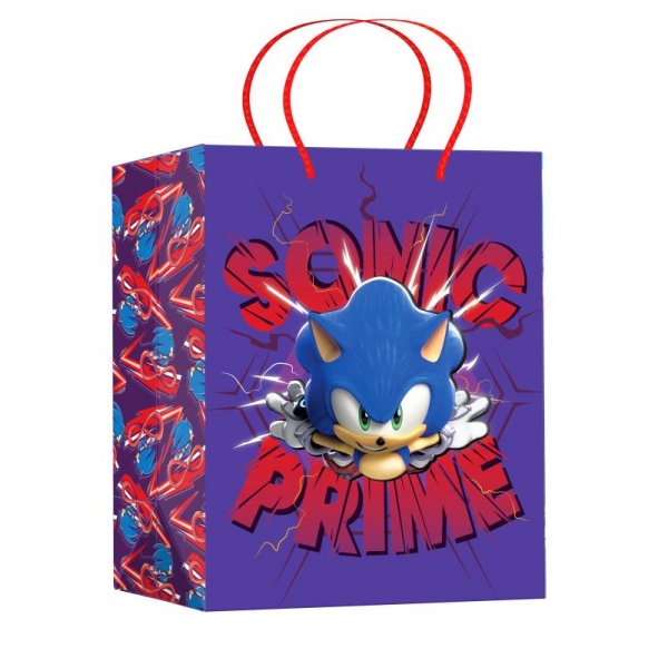 Пакет подарочный матовый Sonic, размер M, 18х23х10 см. Чудо праздник PM-117642-SN