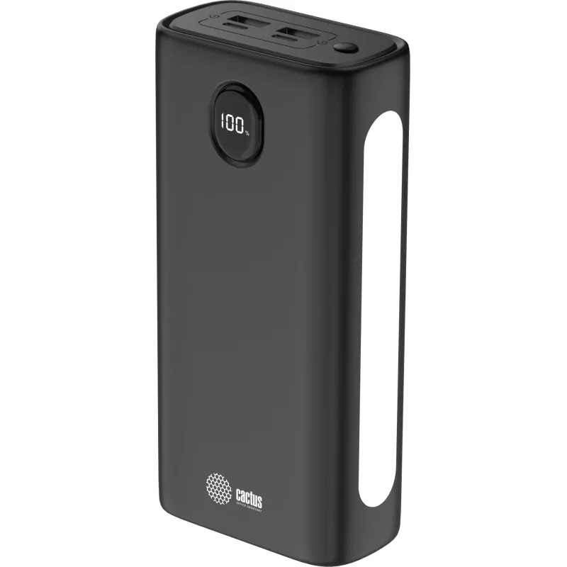 Внешний аккумулятор Cactus CS-PBFSJA-30000 30000mAh 4.5A 2xUSB-A/USB-C черн 2205871