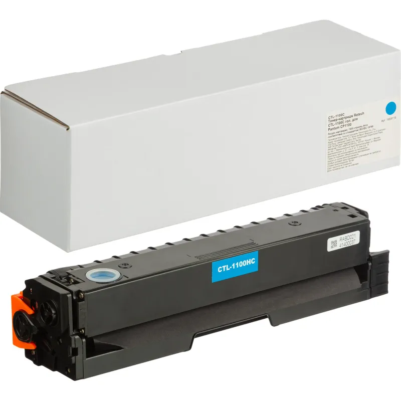 Тонер-картридж Retech CTL-1100C гол. для Pantum CP1100 1958115 CTL-1100HC