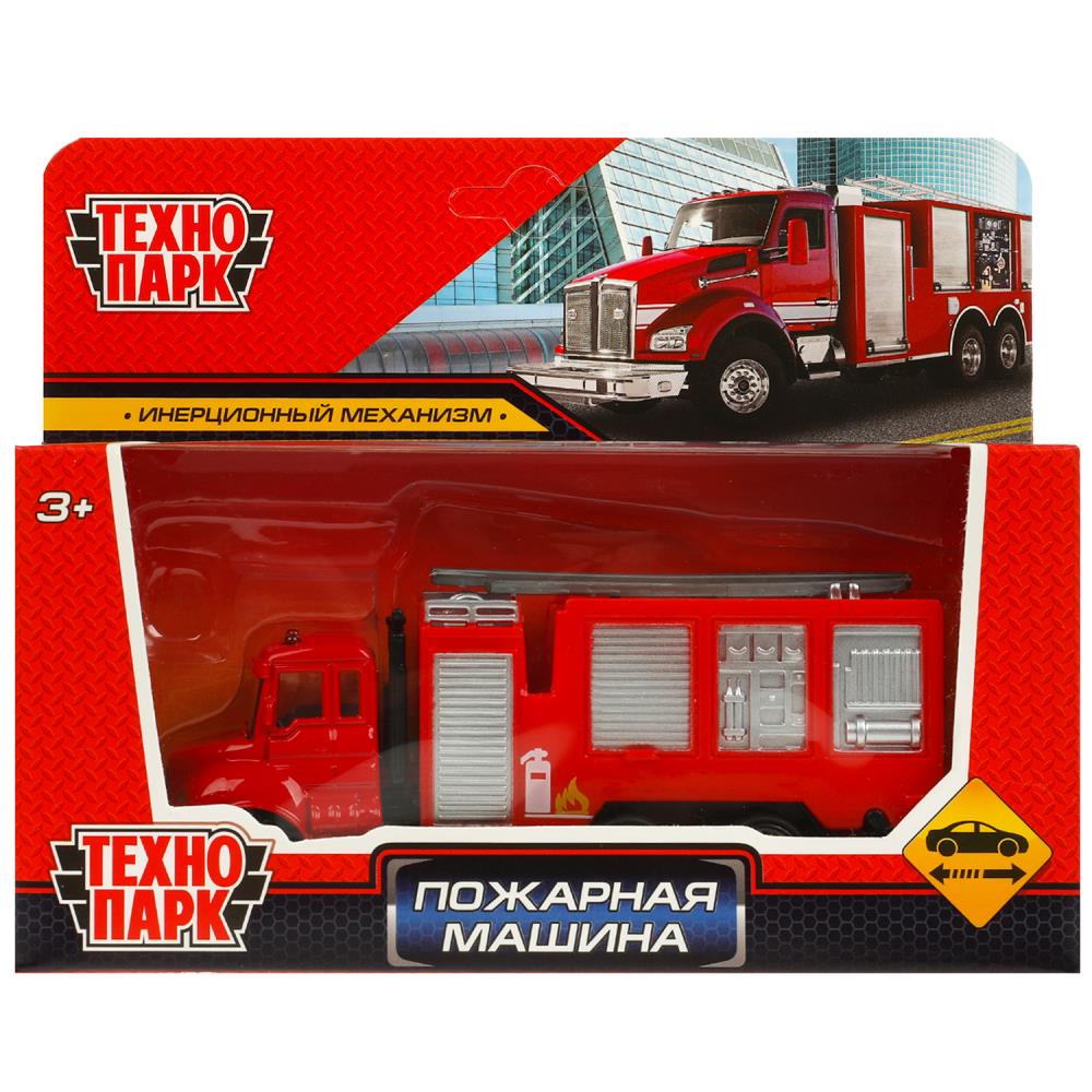 Машина металлическая Пожарная Машина, 13 см. инерция Технопарк 2209C0140-R