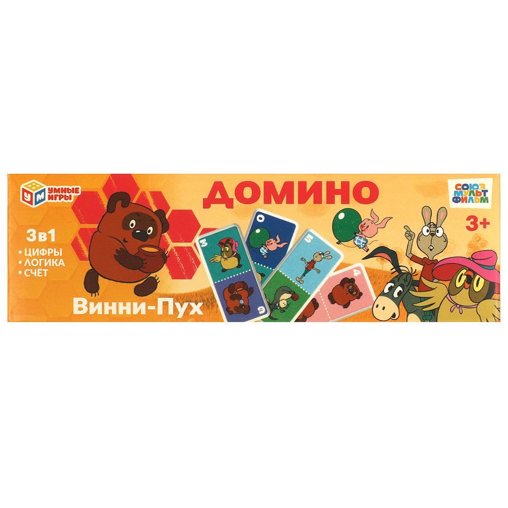 Домино пластиковое 3в1 Винни-Пух. Союзмультфильм Умные игры 4660254455726