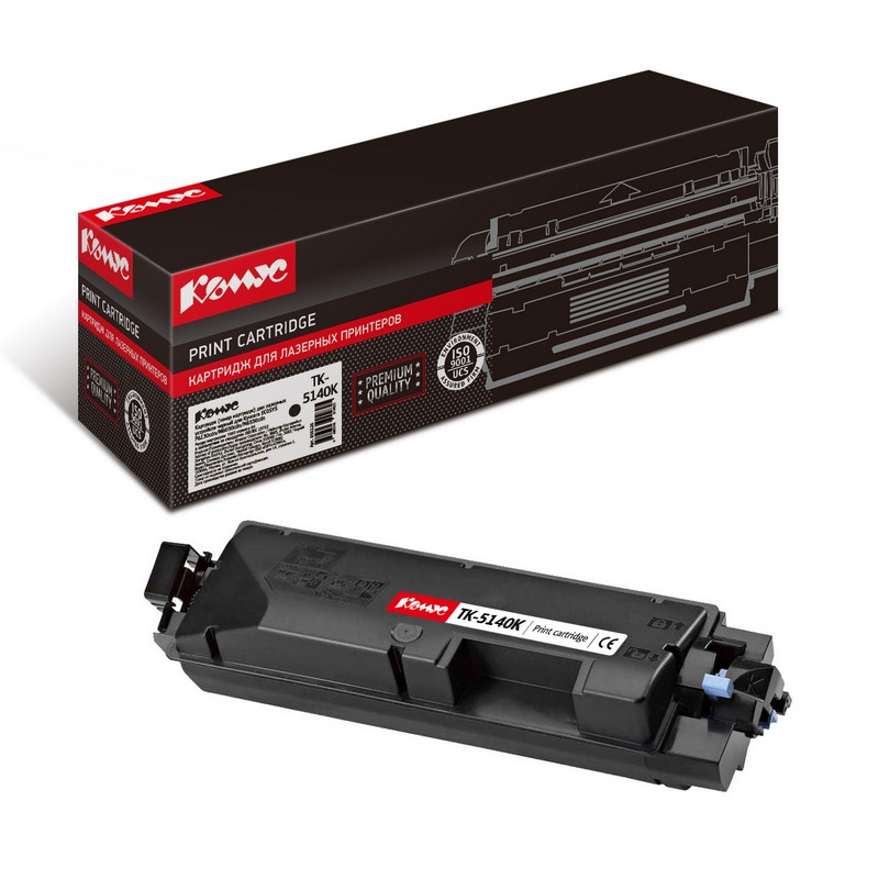 Тонер-картридж Комус TK-5140K чер. для Kyocera ECOSYS P6130cdn 856126