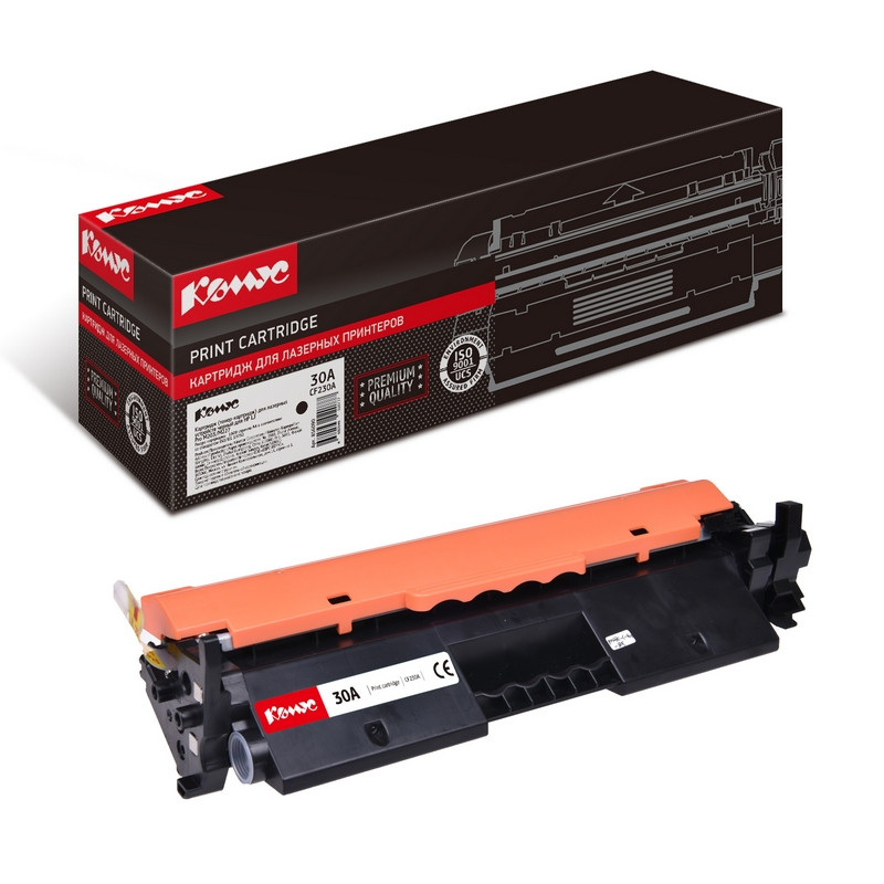 Картридж лазерный Комус 30A CF230A чер. для HP LJ Pro M203/M227 856090