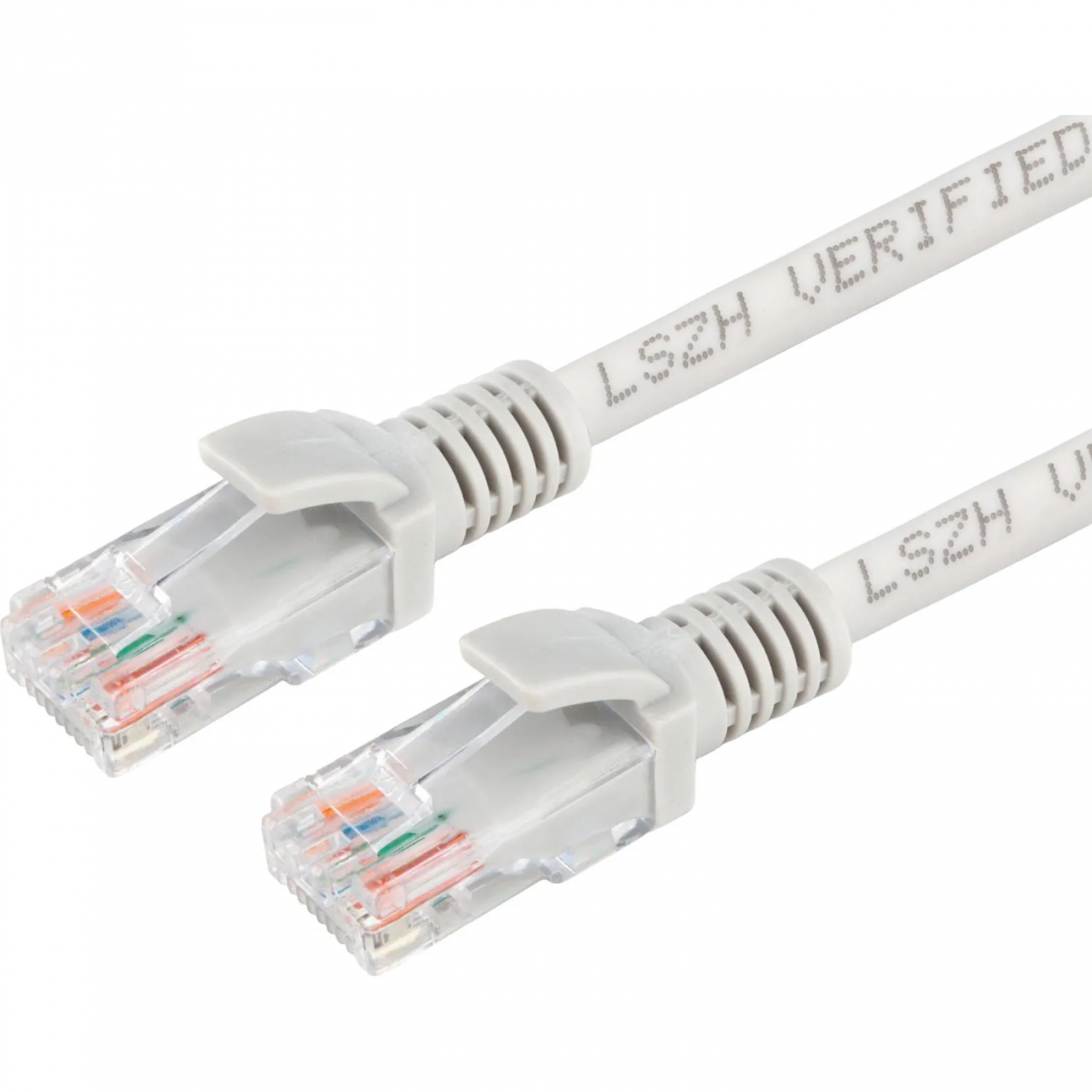 Патч-корд LSZH UTP Cablexpert кат.5e, 5м, литой, многожильный (серый) 2288669 PP31-5M