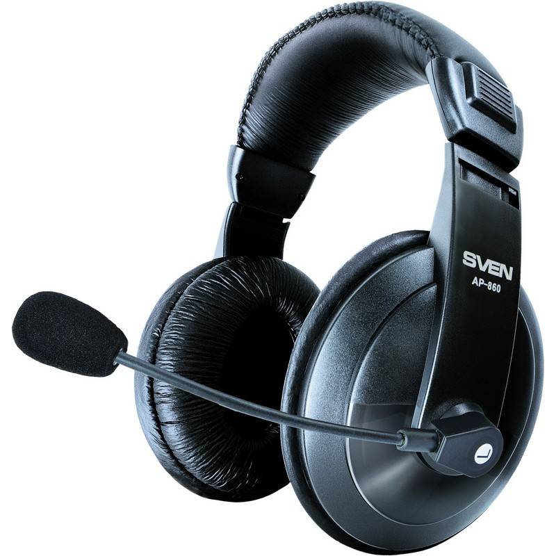 Гарнитура SVEN AP-860MV, черная 961865 SV-0410860