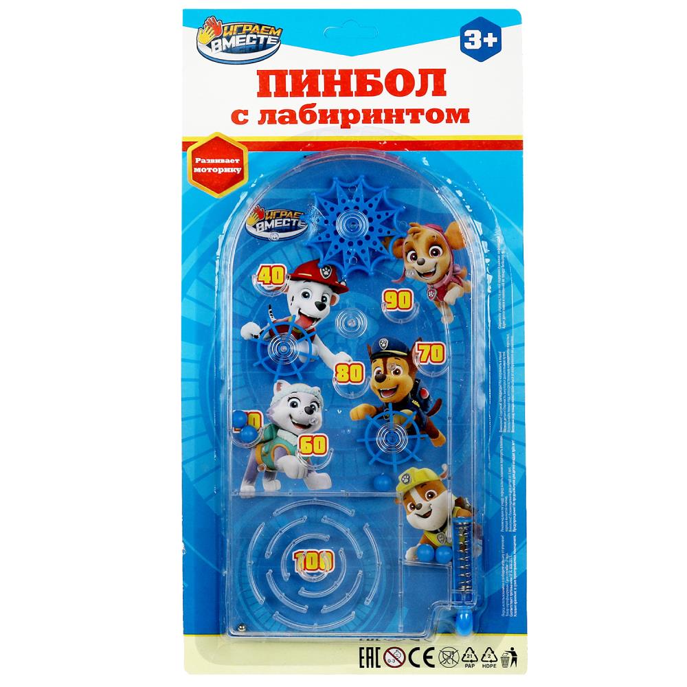 Настольная игра пинбол щенки Играем Вместе 2006K375-R6