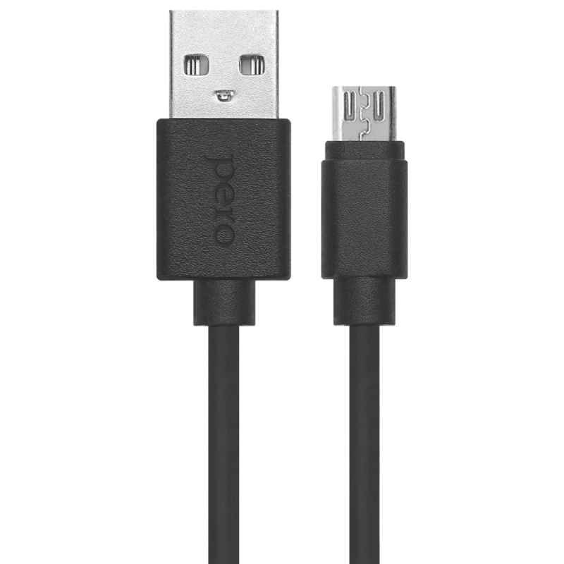 Кабель PERO, DC-03, micro-USB, 2.5А, 2м, Fast charge, черный Pero 1598860 4603740875714