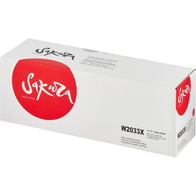 Картридж лазерный Sakura W2033X пур. пов. емк. для HP LJ M454/MFP M479 2055363 SAW2033X