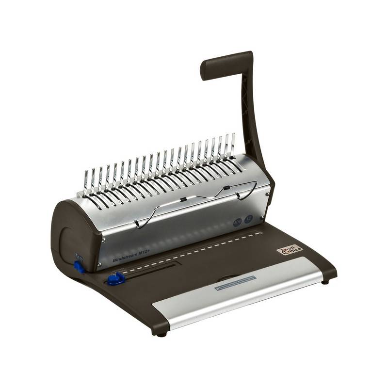 Брошюровщик ProfiOffice Bindstream M12 Plus, А4, 12л./400л., пл.пруж. 72342 79018