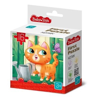 Пазл Десятое королевство Baby Toys First Puzzle Котик 16 элементов 04146ДК
