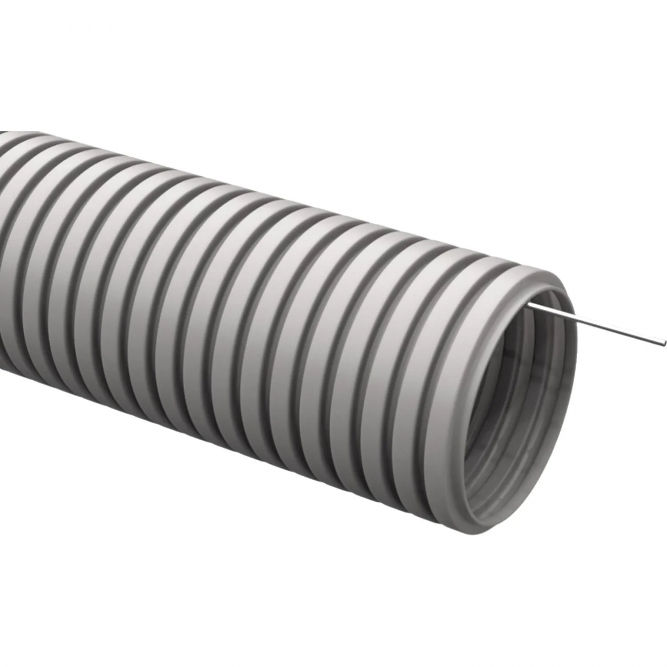 Труба гофр. ПВХ ELASTA d=16мм с зондом (50м) IEK 2351238 CTG20-16-K41-050I