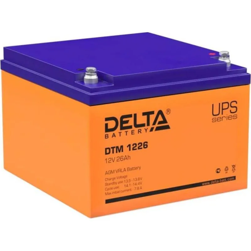 Батарея для ИБП Delta DTM 1226 12/26 В/Ач 166x175x125 1599418