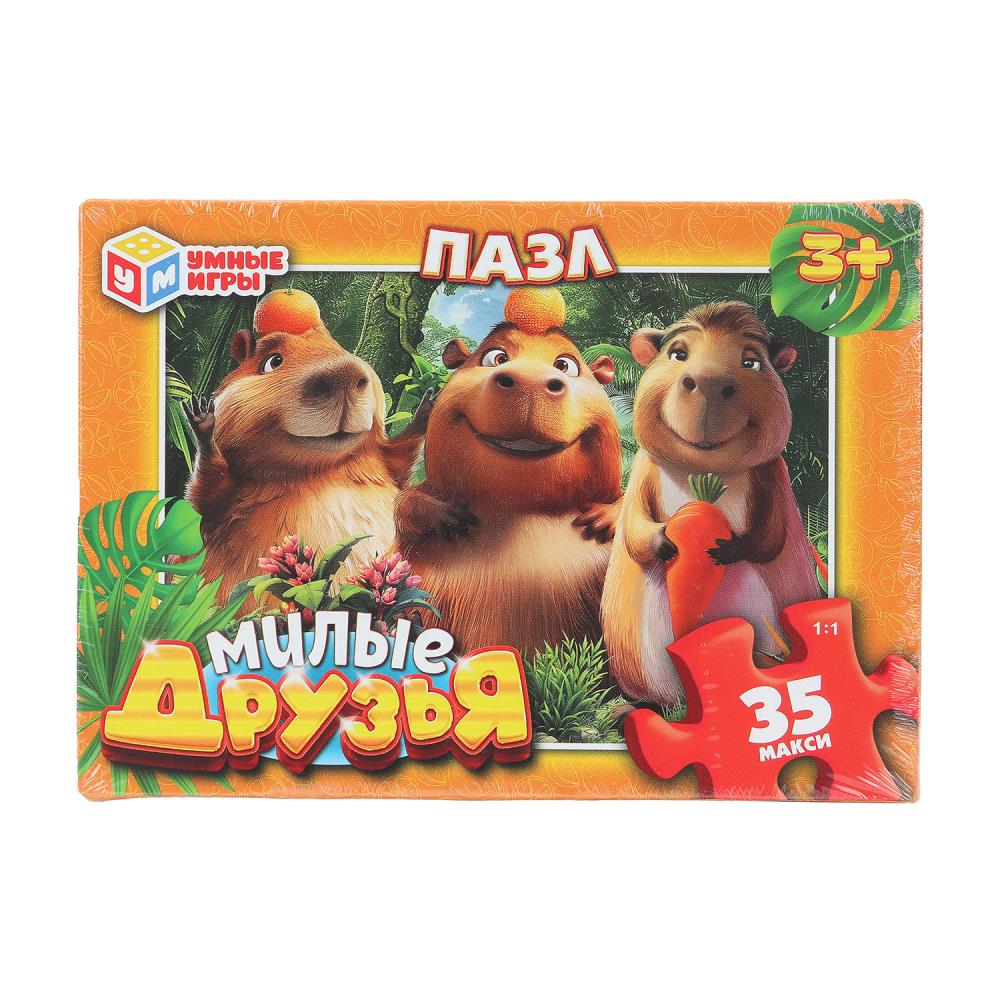 Пазлы, 35 деталей "Милые друзья" УМка 4630395011518