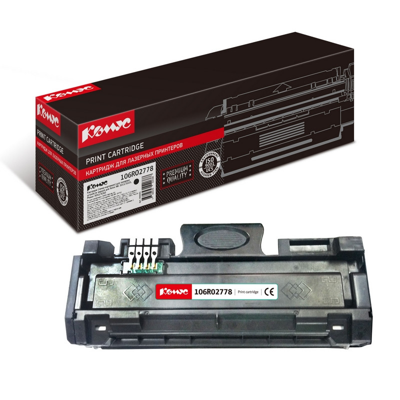 Картридж лазерный Комус 106R02778 чер. для Xerox WC 3052/3260/3215 856041