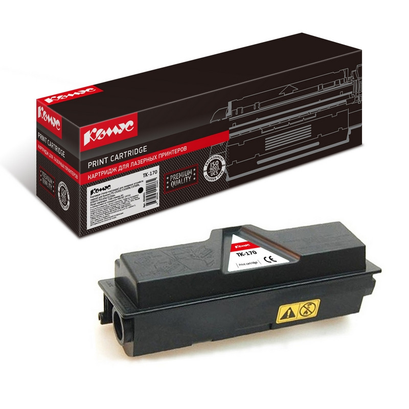 Картридж лазерный Комус TK-170 чер. для Kyocera FS-1320D 856031