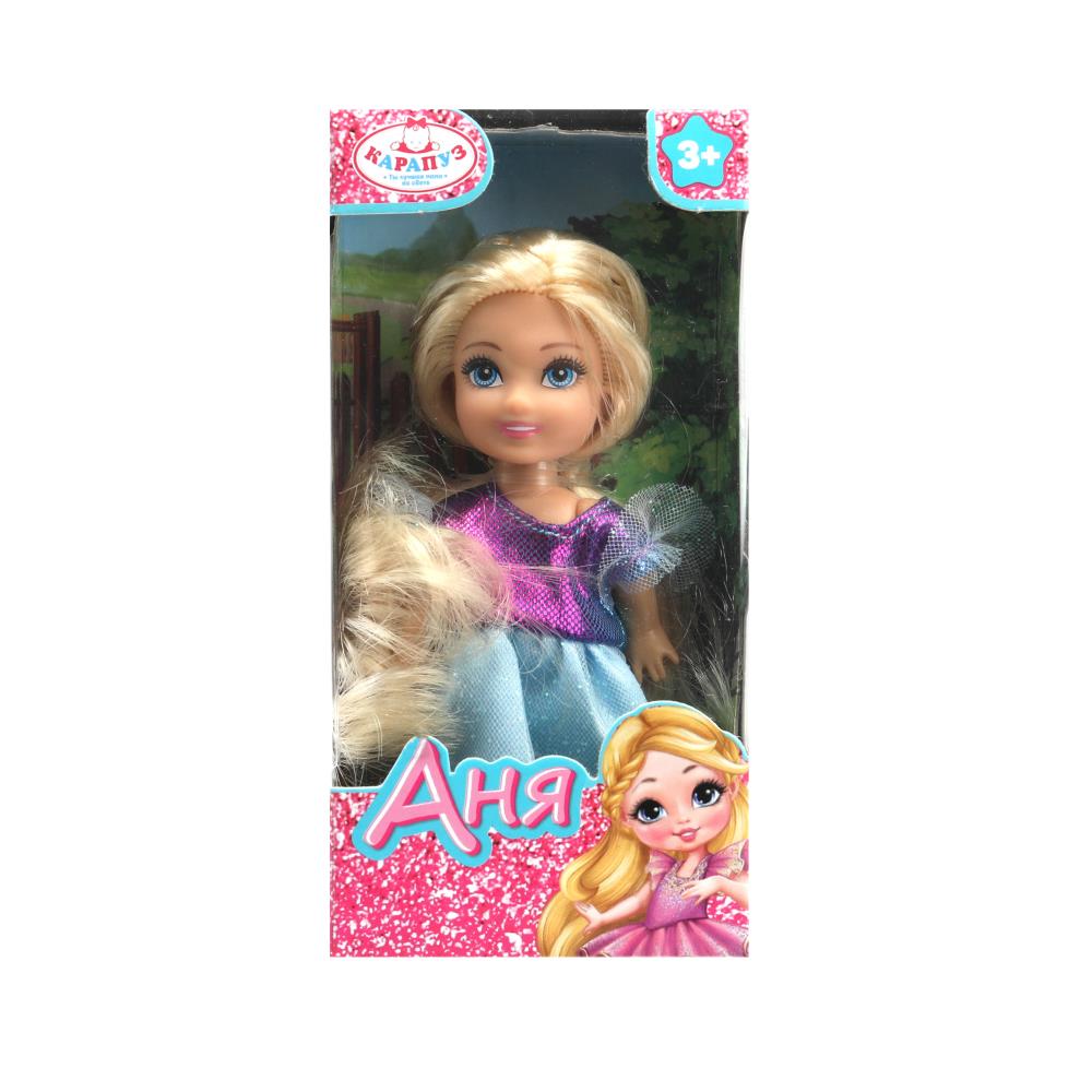 Кукла Аня 12 см. игрушка детская Карапуз ANNA-BF12-BB
