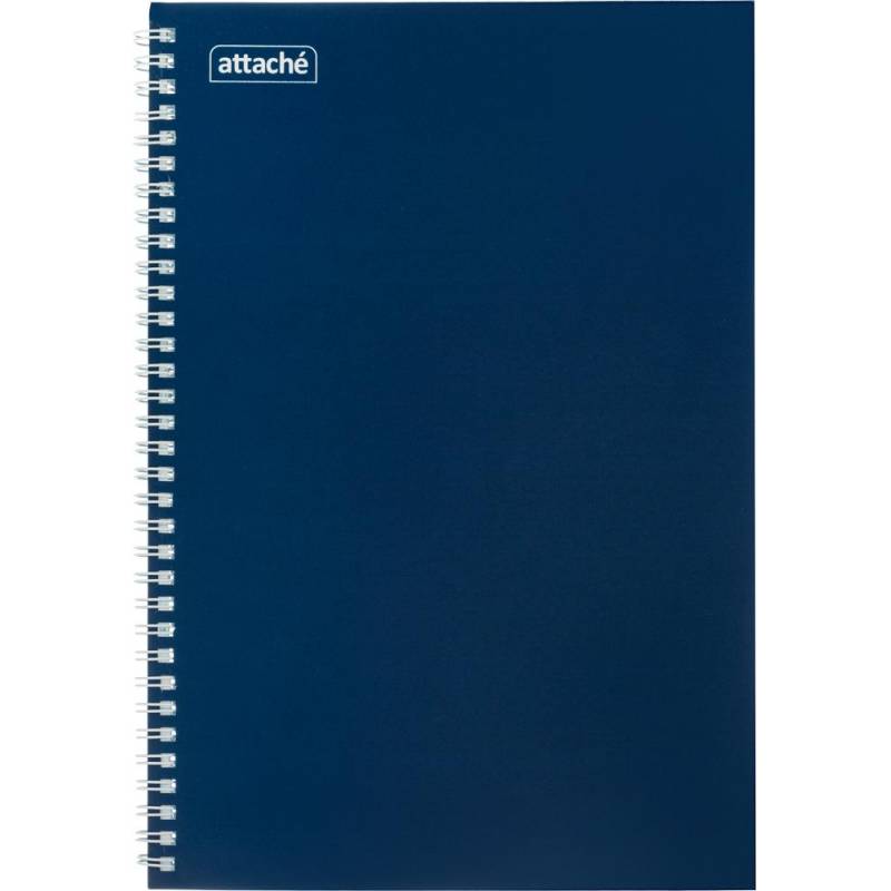 Бизнес-тетрадь А4 80л ATTACHE, спираль,синий, блок 60г, обложка 215г 1356297