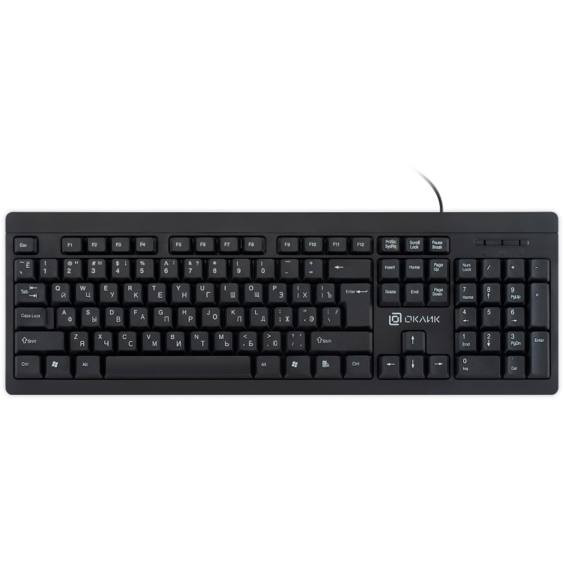 Клавиатура Oklick 95M черный USB (1788106) 1813617