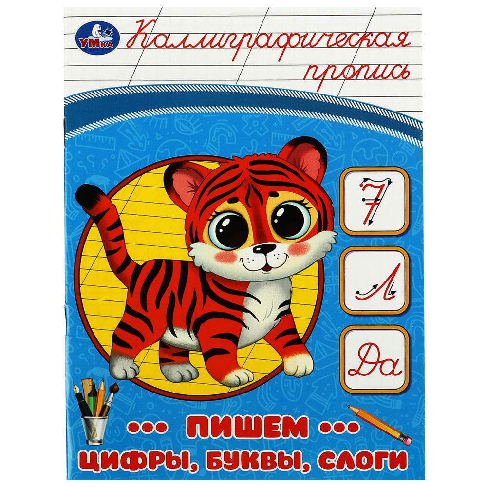Каллиграфическая пропись Пишем цифры, буквы, слоги УМка 978-5-506-08752-6