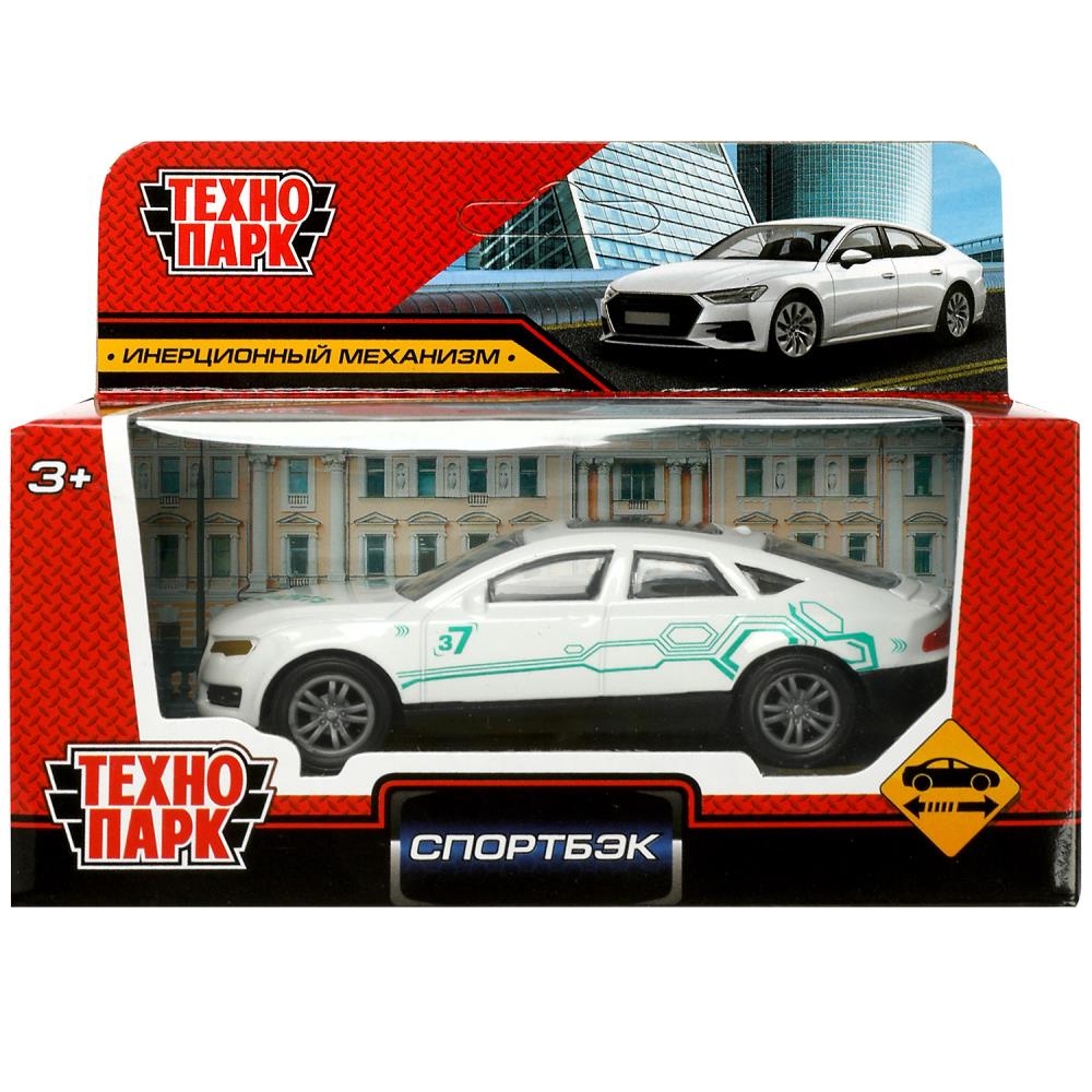 Машина металлическая спортбэк, 10,5 см. Технопарк 2107C048-R3